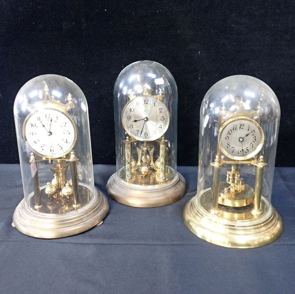 THREE ANNIVERSARY CLOCKS