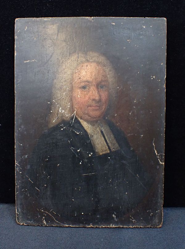 AN 18TH CENTURY PORTRAIL OF A CLERGYMAN