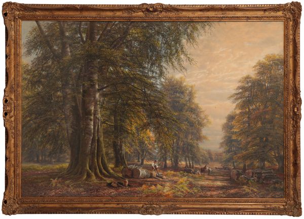 EDMUND GEORGE WARREN (1834-1909) 'Early Autumn in the New Forest'