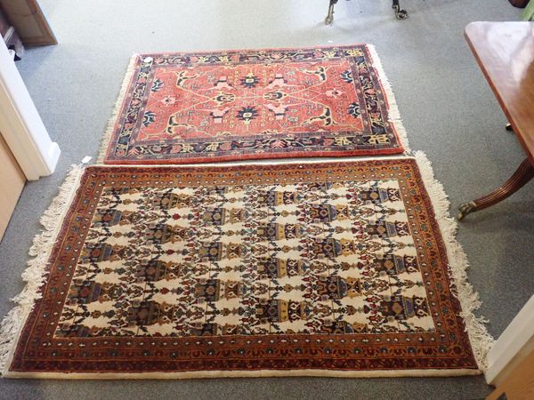 TWO MODERN RUGS