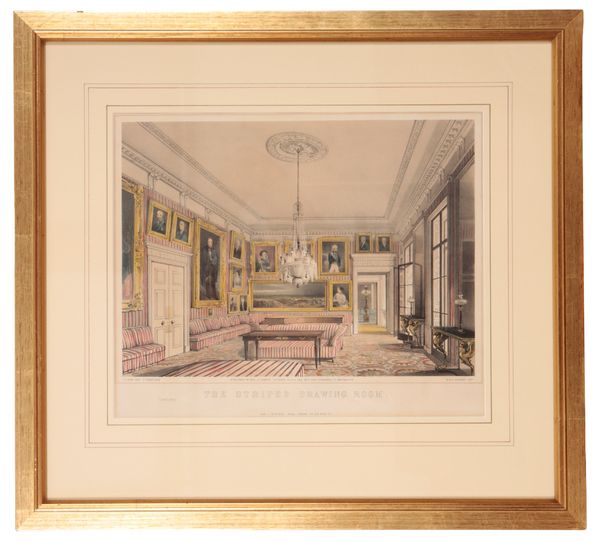 AFTER THOMAS SHOTTER BOYS (1803-1874) 'The Striped Drawing Room, Apsley House'