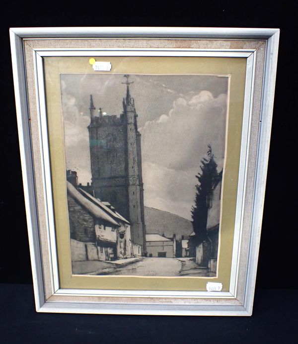 JOHN EVERETT: 'ABBEY STREET, CERNE ABBAS'