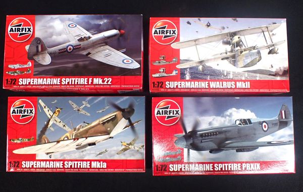 FOUR UNBUILT AIRFIX ‘SUPERMARINE’ MODELS