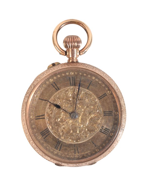 AN ANTIQUE FOB WATCH