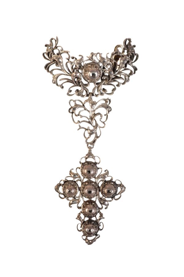 A GEORGIAN DIAMOND PENDANT