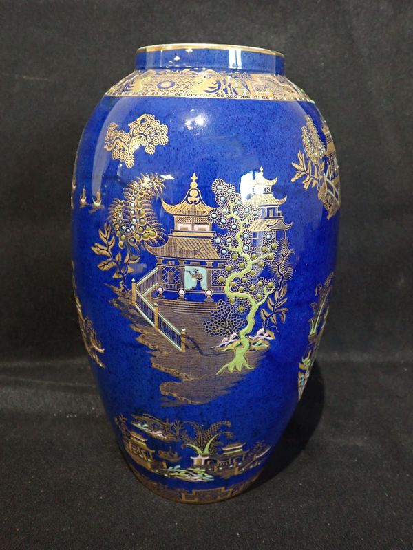 A CARLTON WARE 'KANG HSI' PATTERN VASE