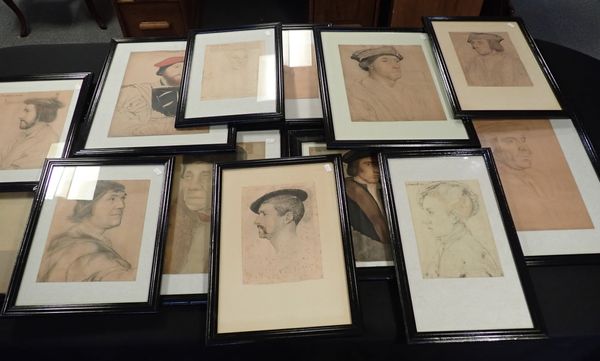 A GROUP OF REPRODUCTION PRINTS AFTER HANS HOLBEIN