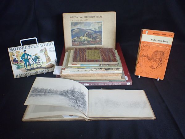 A SMALL COLLECTION OF VINTAGE GUIDE BOOKS, MAPS