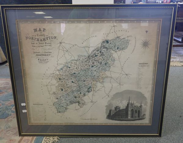 GREENWOOD & CO, A MAP OF NORTHAMPTON