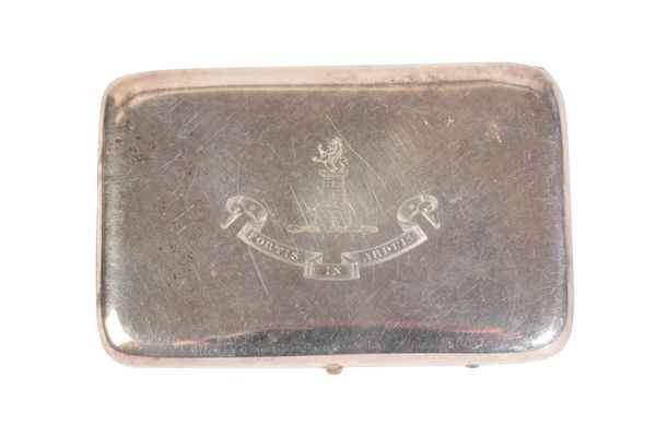 A VICTORIAN SILVER TOBACCO BOX