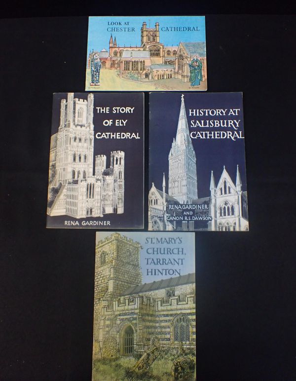 GARDINER, RENA - FOUR ECCLESIASTICAL PUBLICATIONS - 'SALISBURY CATHEDRAL', 'ELY CATHEDRAL', 'CHESTER CATHEDRAL' AND ST MARY'S CHURCH, TARRANT HINTON'