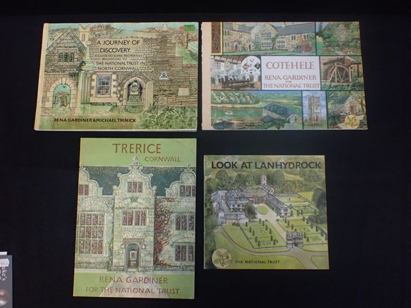 GARDINER, RENA - FOUR CORNISH PUBLICATIONS - 'COTEHELE', 'TRERICE', 'LANHYDROCK' AND 'A JOURNEY OF DISCOVERY'