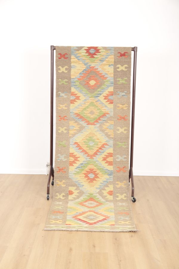 AN ANATOLIAN STLYE KILIM RUNNER