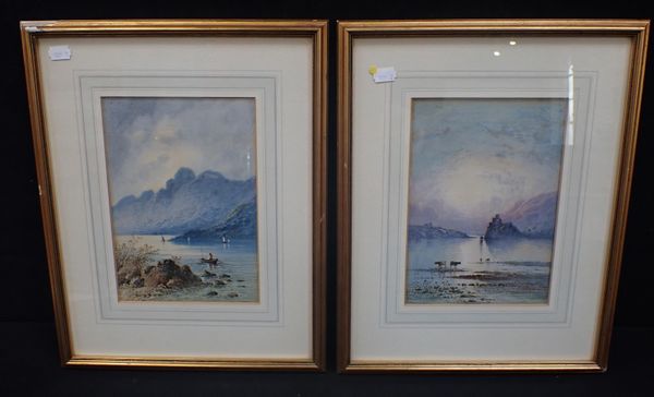 EDWIN ST JOHN: 'WINDERMERE' AND 'RYDALWATER', WATERCOLOURS