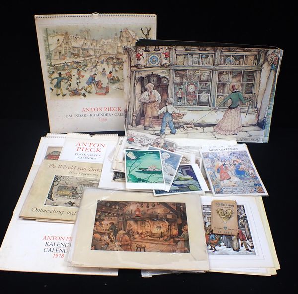 ANTON PIECK: A COLLECTION OF PRINTS, CALENDARS, POSTCARDS