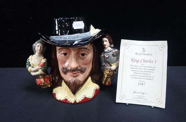 ROYAL DOULTON CHARLES I LIMITED EDITION TOBY JUG