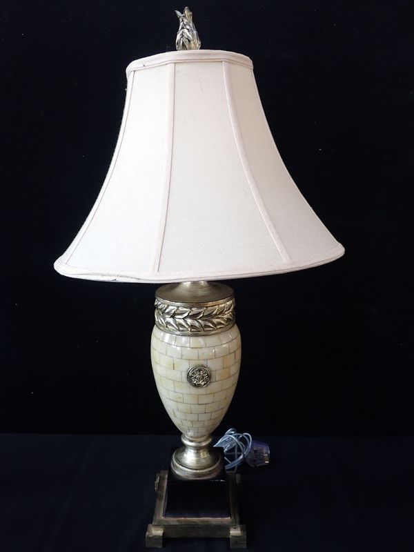 A TABLE LAMP, OF URN FORM