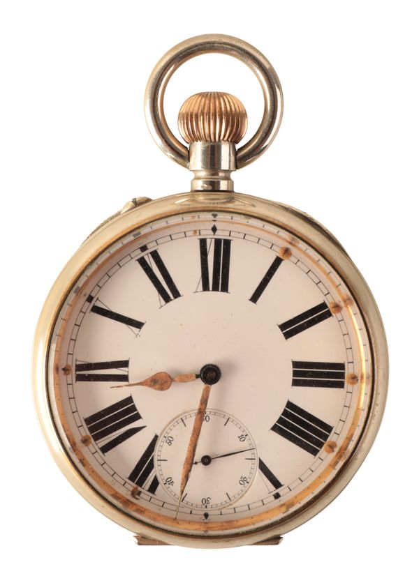 GOLIATH: A GENTLEMAN'S NICKEL-PLATED POCKET WATCH