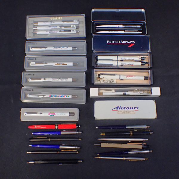 A QUANTITY OF VARIOUS PENS