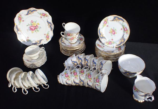 A ROYAL STAFFORD 'GLORIA' FLORAL TEA SET