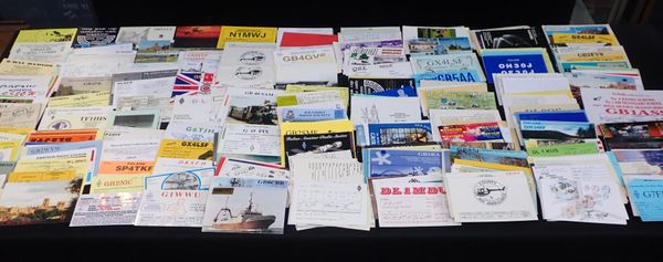 A COLLECTION OF AMATEUR CB RADIO HAM QSL/QSO CARDS