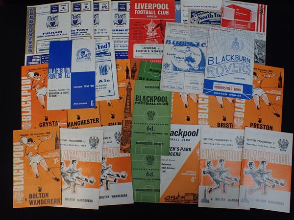 TWENTY-SEVEN NORTHERN FOOTBALL PROGRAMMES