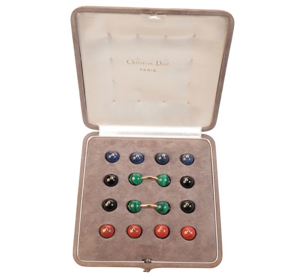 ANDRÉ VASSORT FOR CHRISTIAN DIOR: AN INTERCHANGEABLE CUFFLINKS SUITE