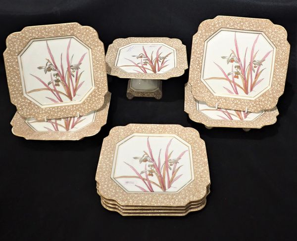 A BROWNFIELD BONE CHINA DESSERT SERVICE