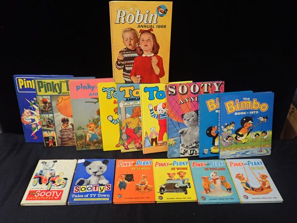 A COLLECTION OF CHILDREN'S BOOKS AND ANNUAL