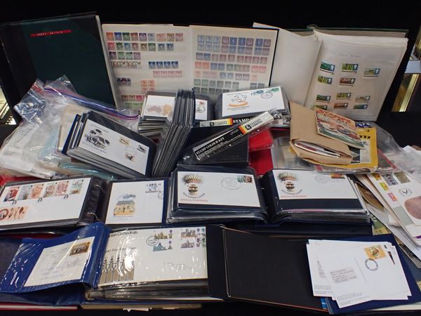 A LARGE QUANTITY OF STAMPS