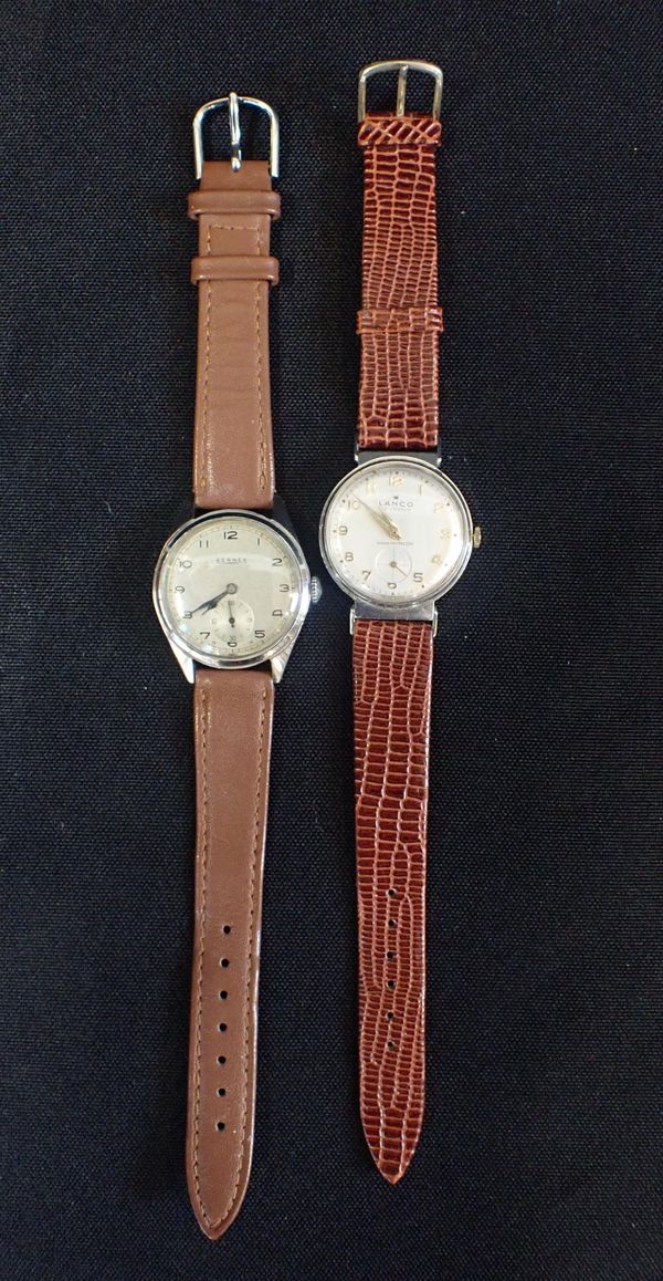 BERNEX: A STAINLESS STEEL WRISTWATCH