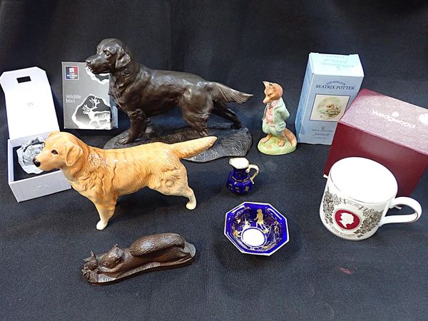 A BLOOR DERBY MINIATURE JUG AND BASIN