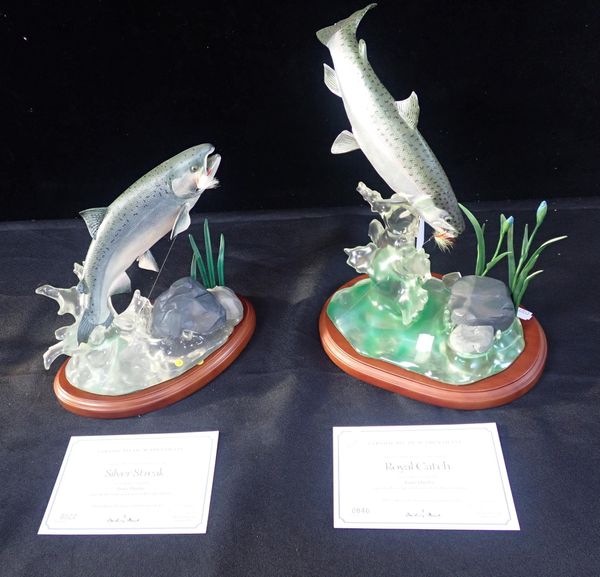 TROUT TREASURES SCULPTURE COLLECTION, FRANZ DUTZLER