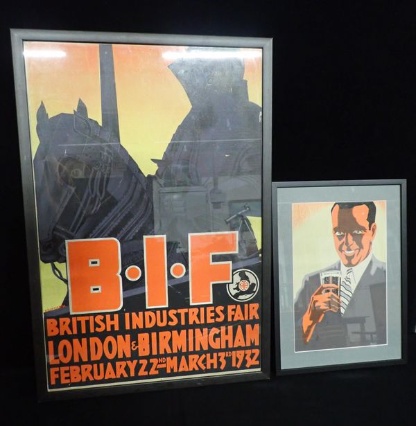 HUGH HEXTON McGRATH: GOUACHE DESIGN FOR AN ADVERTISEMENT