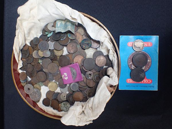 A COLLECTION OF BRITISH AND WORLD COINS