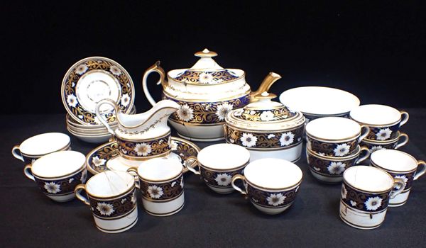 SPODE PORCELAIN PART TEA AND COFFEE SERVICE