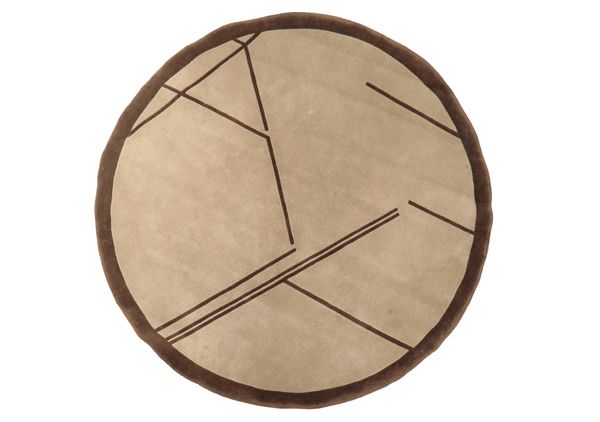 CIRCULAR RUG BY NATTIER FOR THE DEVONSHIRE CLUB