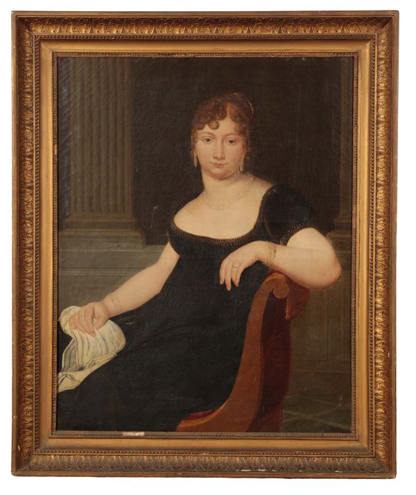 ENGLISH SCHOOL, 19TH/20TH CENTURY A portrait of a lady