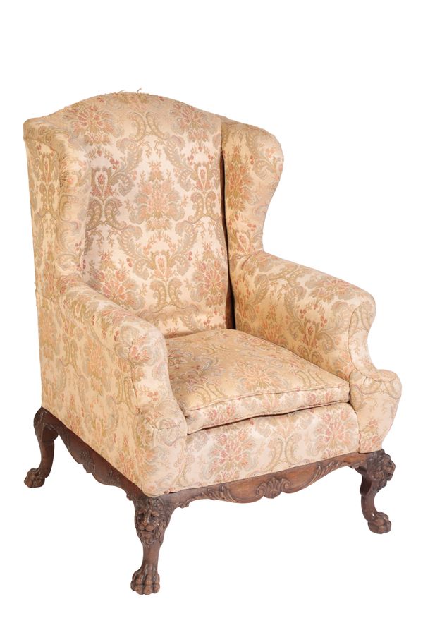 VICTORIAN WING BACK ARMCHAIR