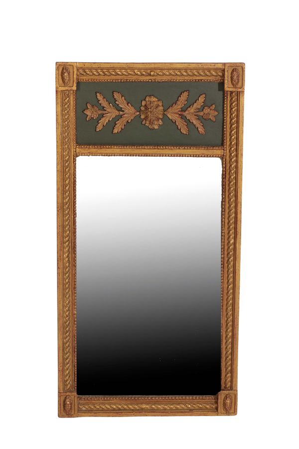 19TH CENTURY GILTWOOD AND COMPOSITE PIER MIRROR