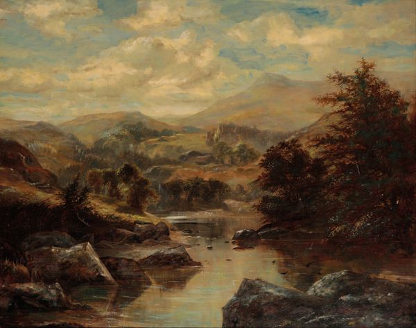 FRANK HAWTHORNE (19th/20th century) River landscape