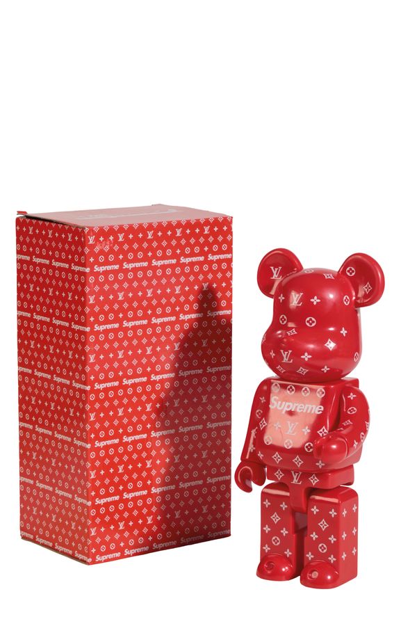 BEARBRICK: A 'SUPREME LV' TOY BY MEDICOM