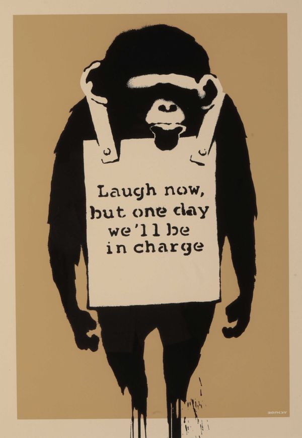 * WEST COUNTRY PRINCE AFTER BANKSY (B. 1974)  'Laugh Now'