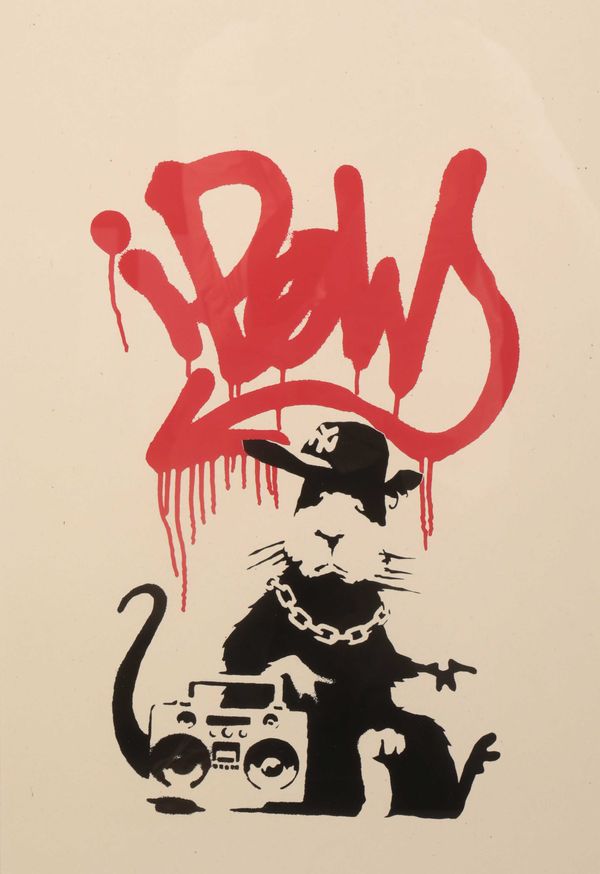 * WEST COUNTRY PRINCE AFTER BANKSY (B. 1974)  'Gangsta Rat'