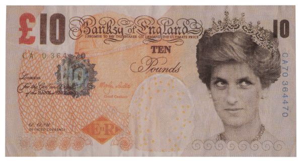 * AFTER BANSKY (b. 1974), 'Di-Faced Tenner'