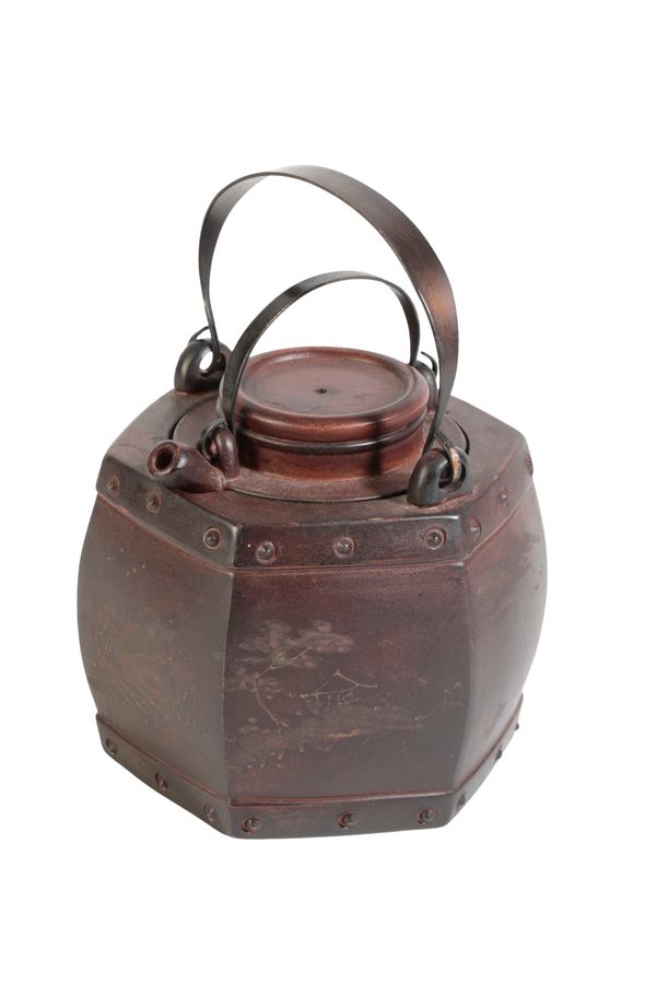 YIXING HEXAGONAL TEAPOT, REPUBLIC PERIOD