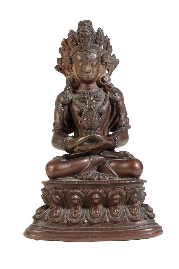 BRONZE FIGURE OF TARA, TIBETAN, 16TH / 17TH CENTURY