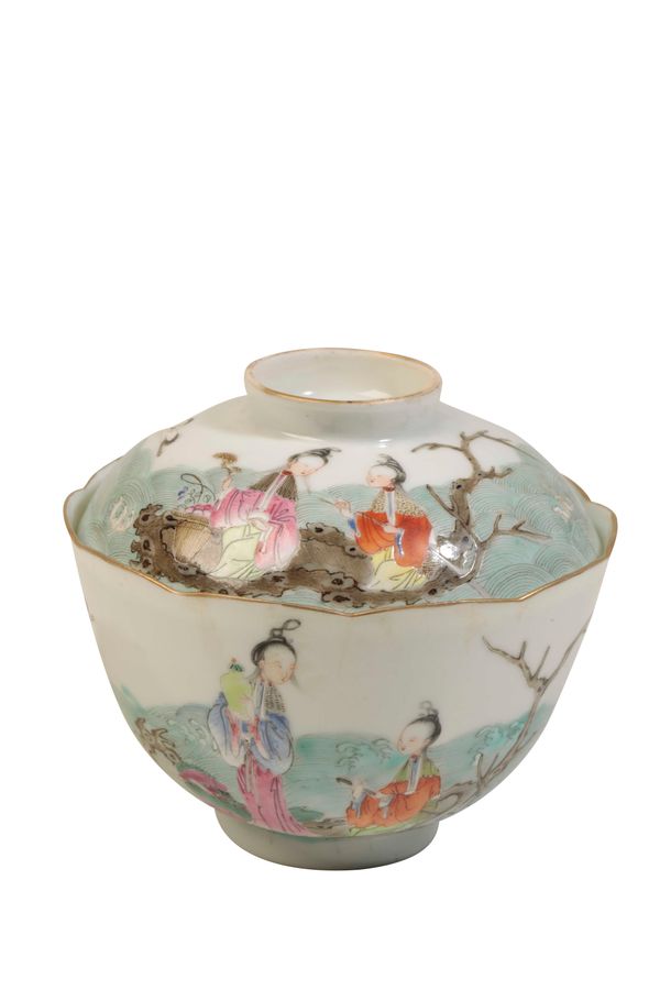 FINE FAMILLE-ROSE COVERED BOWL, CHENGHUA MARK BUT DAOGUANG PERIOD