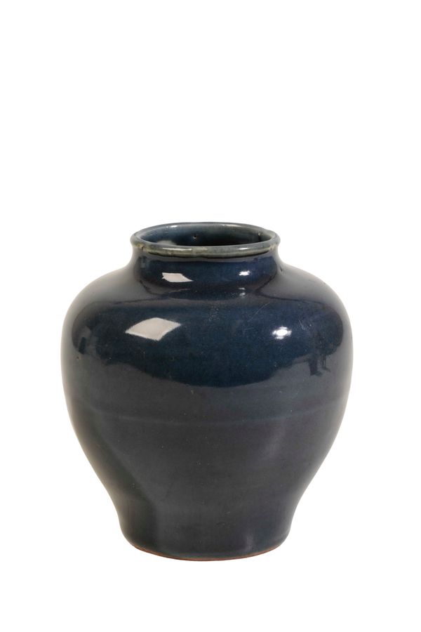 BLUE-GLAZE BALUSTER JAR, WANLI PERIOD