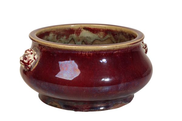 FLAMBE-GLAZE CENSER, QING DYNASTY 18TH / 19TH CENTURY